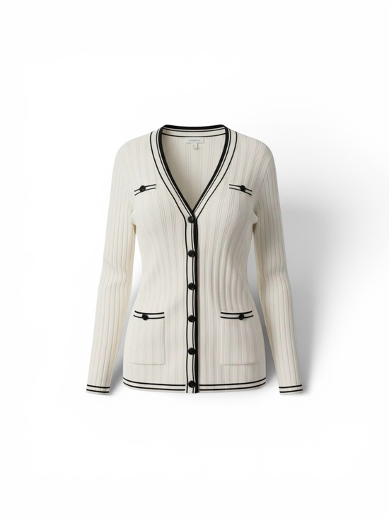 Liz Claiborne Sweaters - Liz Claiborne Women's Cardigan with Black Trim